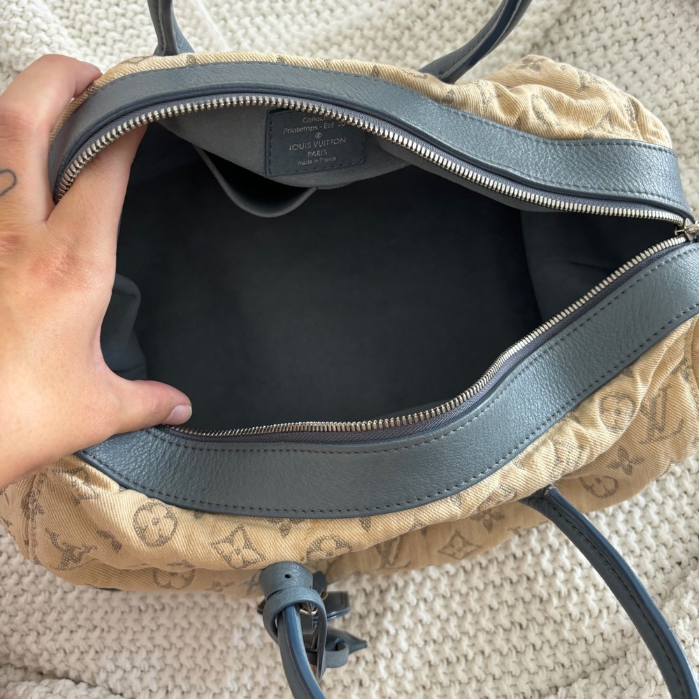 Louis Vuitton denim speedy squat MM - Picture 8 of 11